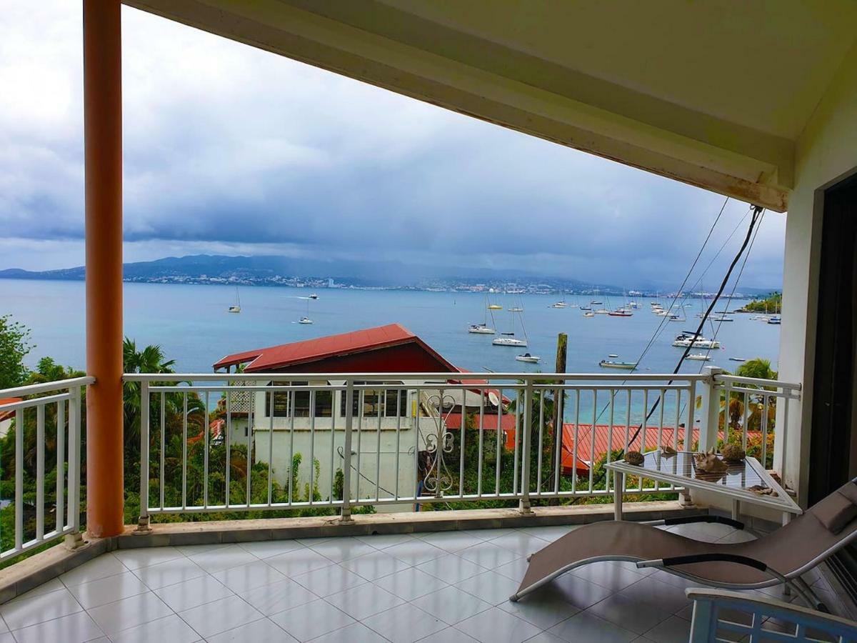 Agreable Studio Vue Mer Au Trois Ilets Ле-Труаз-Иле Экстерьер фото